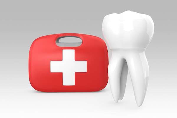 Emergency dental care exam room